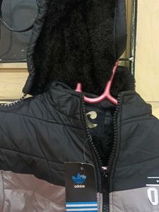 Adidas Inspired Puffer Jacket