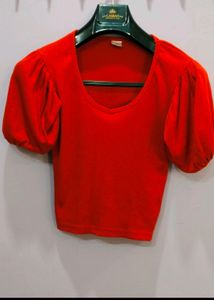 Puffed Sleeve Tshirt