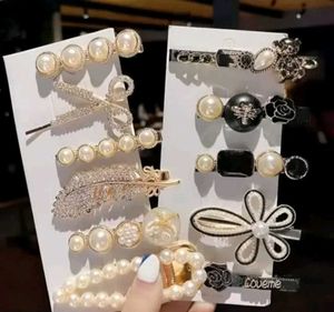 Pearl Hair Clip Set