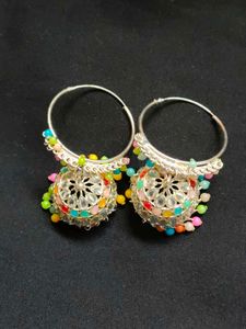Hoop Jhumka Earrings