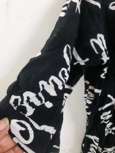 Black And White Shirt
