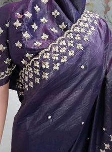 Brand New Crushed Material Hand Embroidery Work Sa