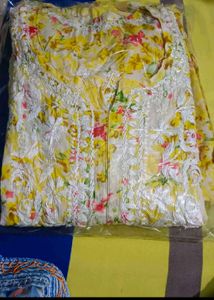 Handwork Chicken Kari Kurti Plazo Set