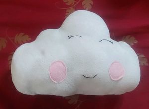 Smiling Star and Cloud Pillow
