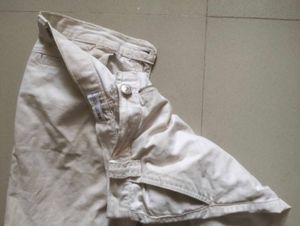 ZARA CREAM CARGOS