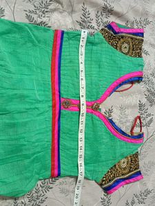 Gorgeous Green Embroidered Anarkali