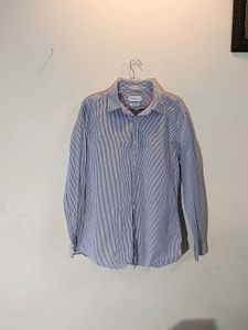 Striped Button-Down Shirt