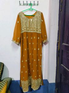 Elegant Embroidered Maxi Dress