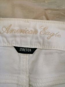 American Eagle White Shorts