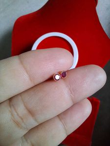 Pink Stud Earrings 😍