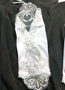 Beautiful White Hand Gloves