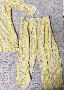 Yellow Floral Co ord set