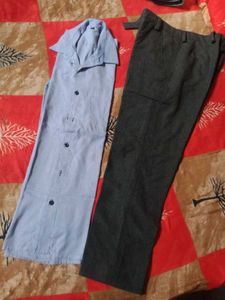 Blue Casual Shirt with pant