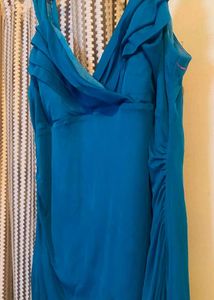 Blue Ruffle Dress