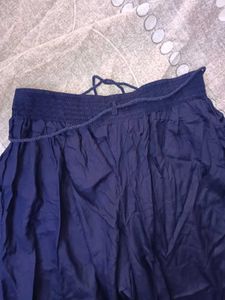 Navy Cropped Lounge Pants