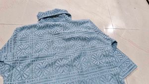 Vintage Lace Button-Down Top