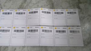 30 Shipping Labels (Sticker)