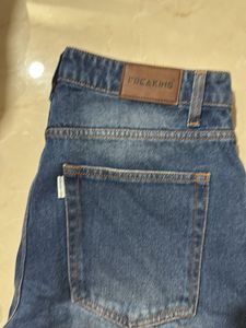 Distressed Blue Jeans
