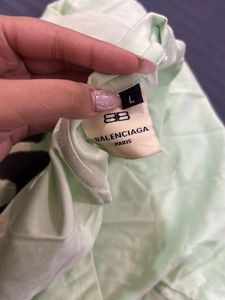 Balenciaga Light Green T-Shirt