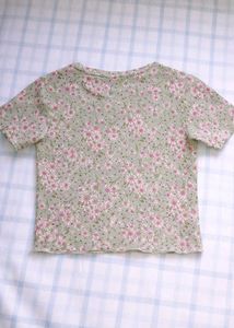 Floral Print T-Shirt [ Never used ]