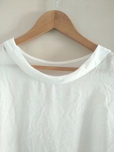 Sleeveless White Top