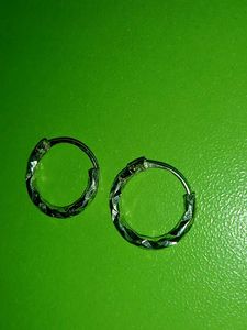 Silver Hoop Earrings