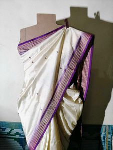 Cream Colour Saree