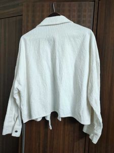 SALE 🛍️ Oversized Corduroy Jacket White
