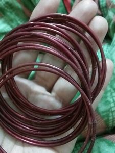 🔥💥Price Drop🎉 Save 🎀More ✨Offer🎁 #maroon #bangles #size2.4 #grabfast #grab #now Grab Now Nice Durable Maroon Metal Bangles Total Quantity 40 Pieces...  Hurry