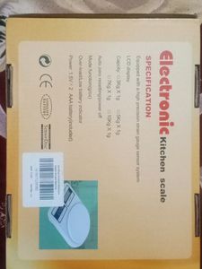 Electronic Kitchen Scale 10kg Cap 1gm Accuracy.New
