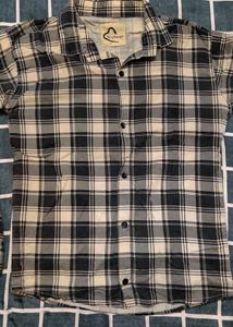 Men Check Cotton Shirt