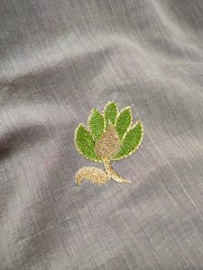 Elegant Embroidered Saree