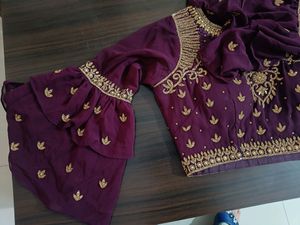 Heavy Wine Colour Lehenga