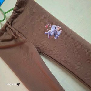 Cute Brown Womans Three fourth