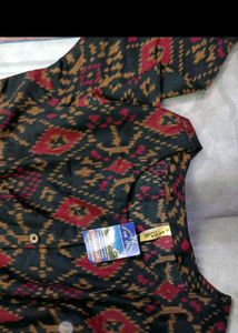 Ikkat Print Dress/Kurta
