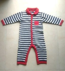 Striped Baby Romper