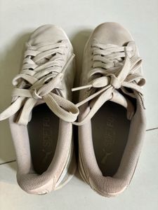 Stylish Grey Suede Sneakers