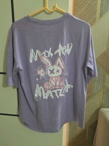 Lavender Free Size Tshirt