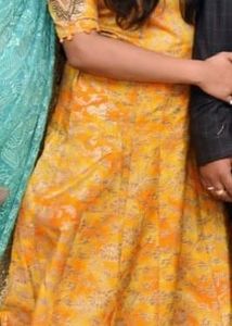 Elegant Yellow Ethnic Gown