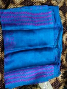 Blue & Purple Saree