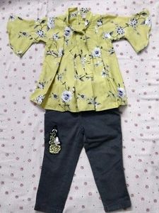 Lime Top With Pant
