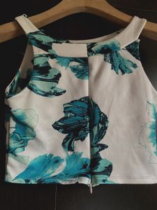 💐 Bold Floral Co-ord Set (Top + Skirt)