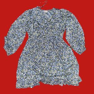 Floral Print Mini Dress