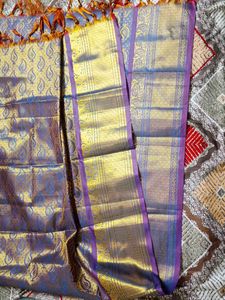 Elegant Blue Paisley Dupatta