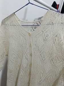 Crochet Knit Cardigan