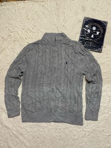 Ralph Lauren Grey Knit Sweater