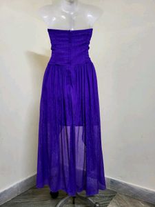 Purple Sequin Party Dress