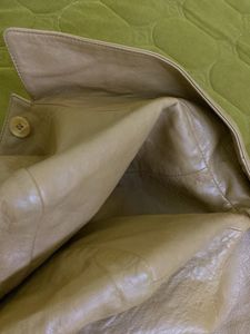 Vintage light Nude Leather Blazer Bust 34-36