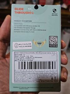 Ambrane Sliq Wireless Mouse 2.4ghz Optical