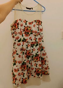 Ginger By Lifestyle Floral Print Flared Dress